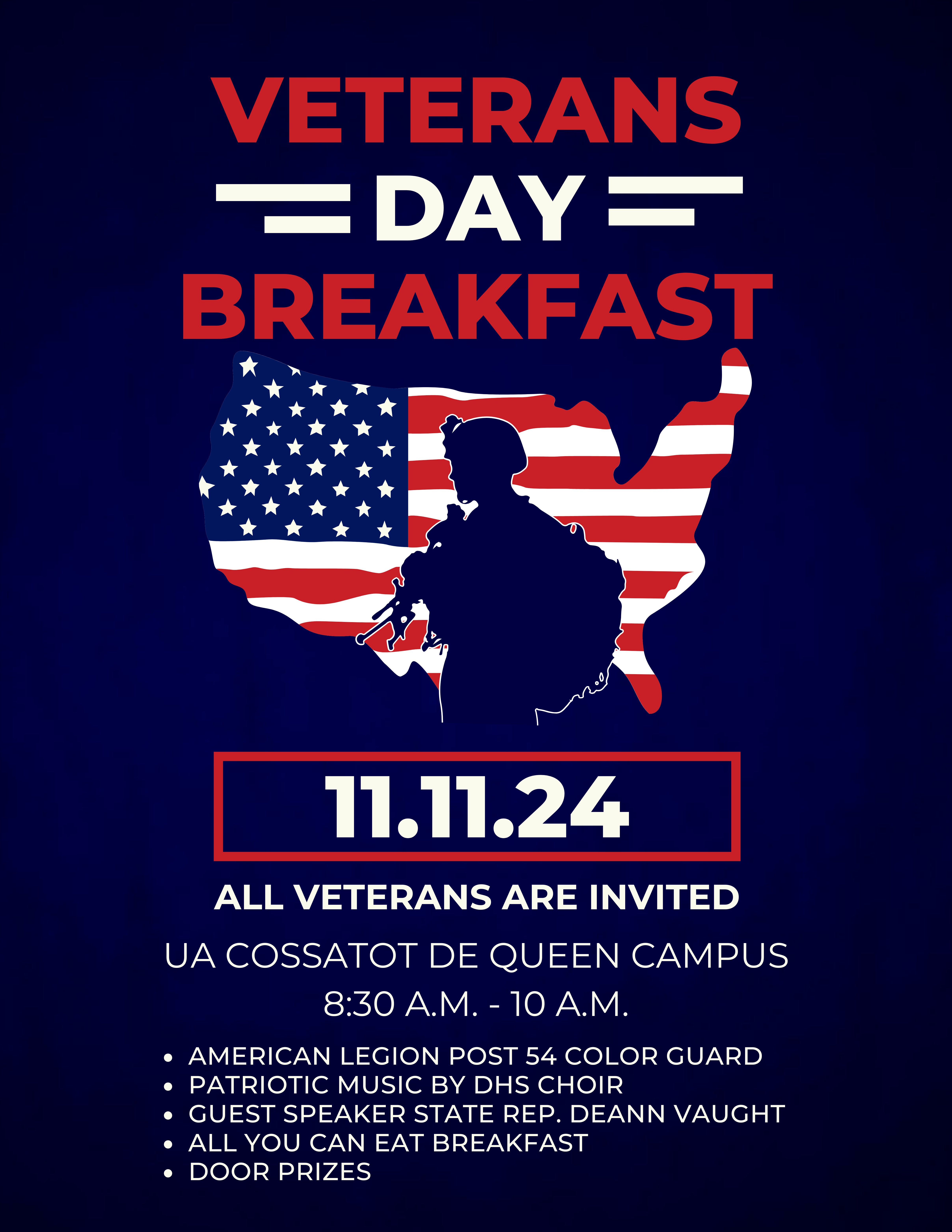 Veterans Day Breakfast De Queen