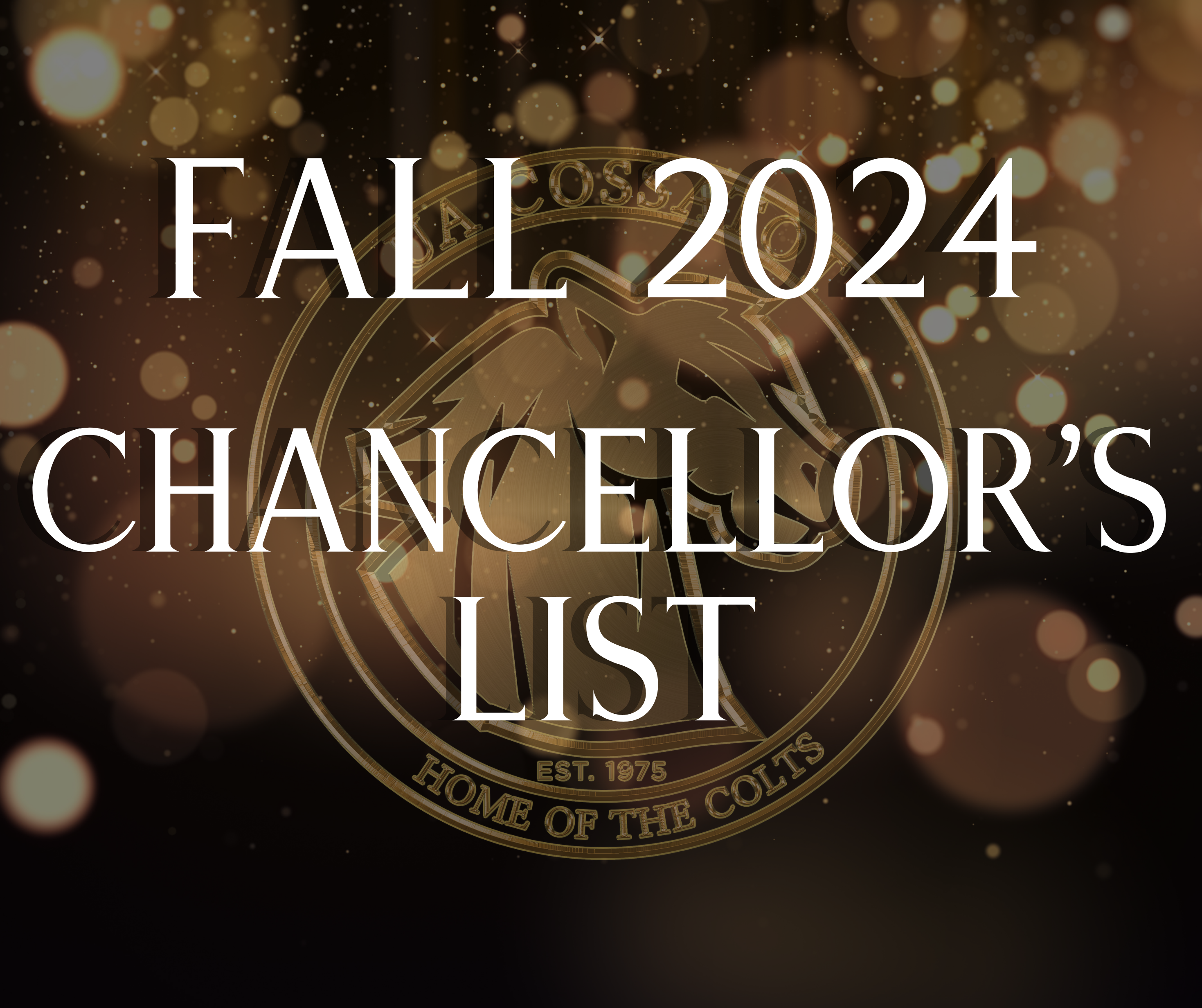 Fall 2024 Chancellors List